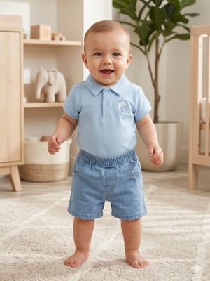 Switel Babydoll 2'li Takım Mavi