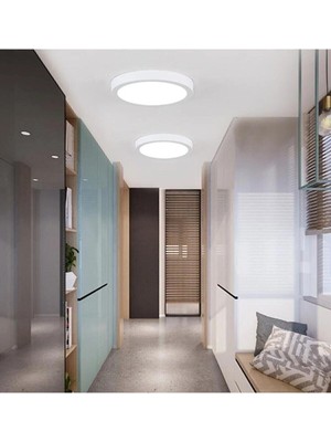 Mikasso Aydınlatma Tavan Glop Tavan Armatürü Balkon Banyo Lambası LED 3200K Sarı Işık