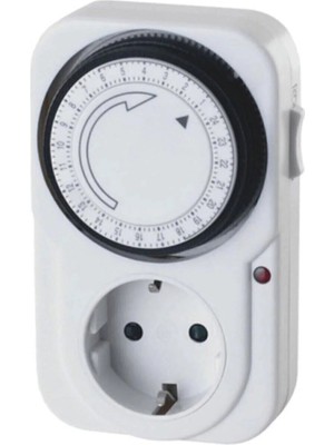 Mikasso Otomatik Priz -Zaman Saatli - 3500W Beyaz