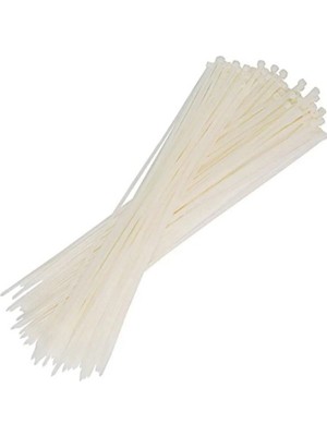 Mikasso Frt Plastik Kablo Bağı Beyaz 2,5*150 100 Lü