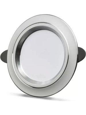 Mikasso 6W Beyaz-Krom Zebra LED Spot Lamba