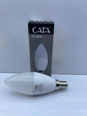 Mikasso LED Ampul 7W E14 Duylu Buji CT-4079 Beyaz Işık Beyaz