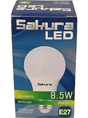 Mikasso LED Ampul 8,5W Beyaz Işık