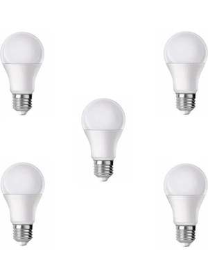 Mikasso 5 Adet Forlife Tasarruflu Beyaz LED Ampul 9W