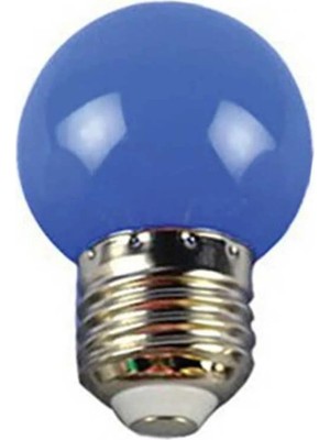 Mikasso 5 Adet Mavi Top LED Gece Lambası Ampulü Işık