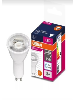 Mikasso 6.9W = 80W Eşdeğer GU10 Duylu 6500KELVIN Beyaz Işık 575 Lümen F Enerji LED Spot Ampul