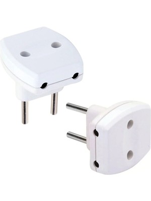 Mikasso 3’lü T Fiş Priz Çoğaltıcı | Üçlü Elektrik Fiş Adaptörü Beyaz