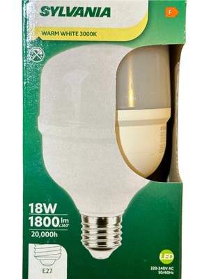 Mikasso 18W 3000K (Sarı Işık) E27 Duylu Torch Ampul