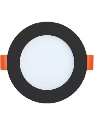 Mikasso Sıva Altı LED Spot Siyah Gövde 6W 3000K Yuvarlak Venso