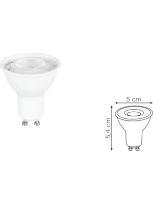 Mikasso 7 W GU10 Mercekli LED Ampül 6500K Beyaz