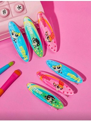 My Balli Store The Powerpuff Girls 6'lı Çıt Çıt Iz Bırakmayan Toka