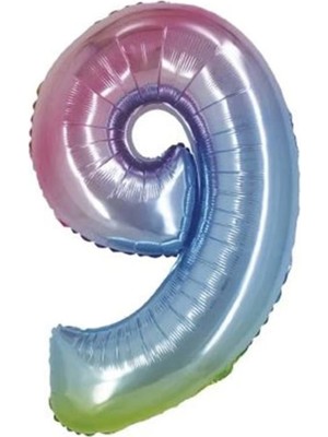 Keskin Sound 40 Inç Raınbow Folyo Balon ( 9 )