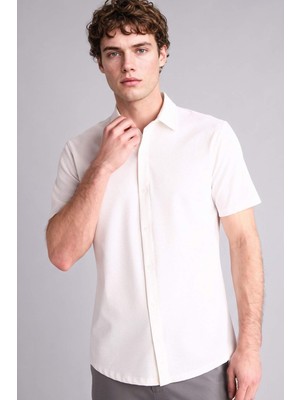 DeFacto Slim Fit Kısa Kollu Gömlek G7408AX26SM