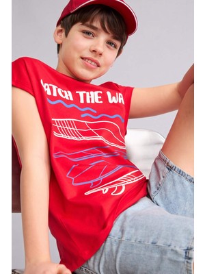 DeFacto Bisiklet Yaka Atlet Erkek ÇOCUK H4285A826HS