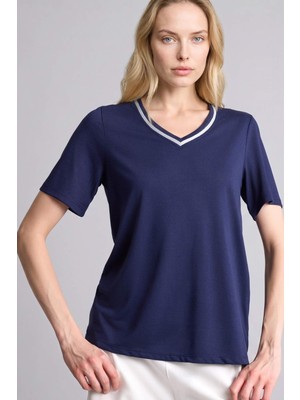 DeFacto Regular Fit V Yaka Kısa Kollu Tişört F2770AX26SP
