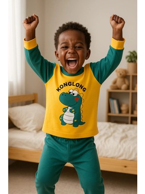 Aden Kids çocuk mevsimlik penye pijama takımı