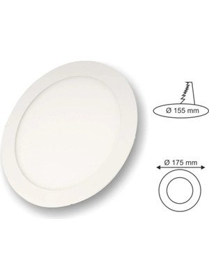 Mikasso CT-5147 12W LED Panel Gün Işığı