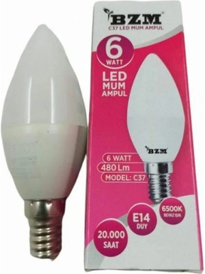 Mikasso 6 W E 14 Duy Beyaz LED Ampul 1 Adet