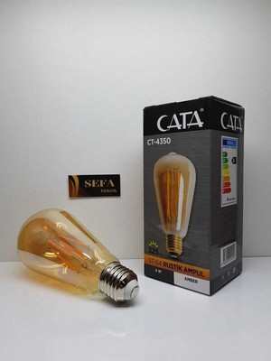Mikasso Rustik LED Fılament Ampul 4W E27 Duy Sefa Elektrik