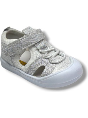 Arzen Bebe 232-26 Anatomik Simli Cırtlı Kız Çocuk Sandalet 19-23