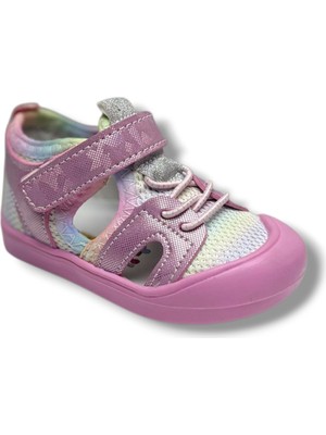 Arzen Bebe 232-26 Anatomik Simli Cırtlı Kız Çocuk Sandalet 19-23