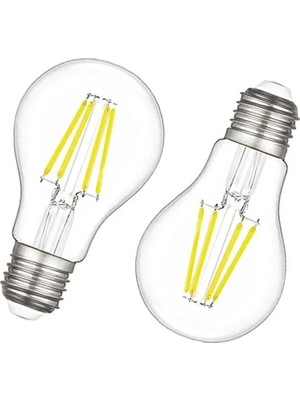 Mikasso Rustik Ampul 6 Watt Dekoratif LED Ampul