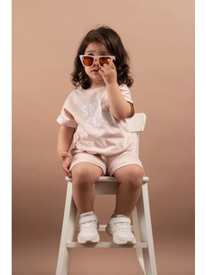 Vauva Yazlık Kız Erkek Bebek Baskılı Şortlu Takım %100 Pamuk