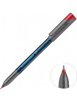Schneider Schneıder Maxx 220 S Asetat Kalemi 0,4 mm Kırmızı