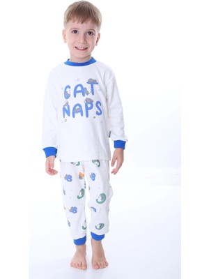 Aden Kids 0-4 Yaş Özel Karikatür Baskılı Bebek ve Çocuk Pijama Seti - Geniş Yaka & Özel Beden Seçenekleri