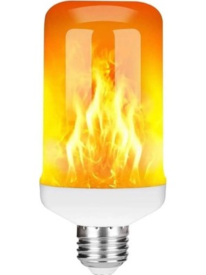 Mikasso 102 Ledli Alev Ampül 4 Modlu Yüksek Işık Alev Efektli Alevli