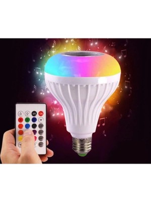 Mikasso WN-1156 LED Ampul Çok Renkli Müzik Çalma Fonksiyonu ile Uzaktan Kumandalı Tasarım