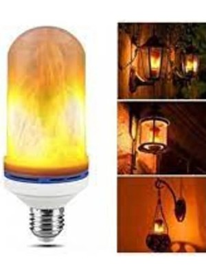 Mikasso 5W Alev Ampul E27 Amber