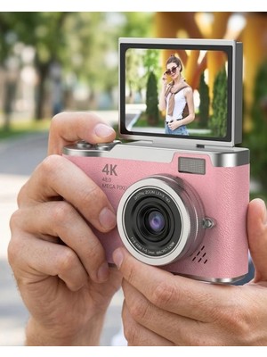 Özgürce 48 Dijital Kamera, Flip Ekran, 18X Zoom, Vlog ve Selfie Özellikleri