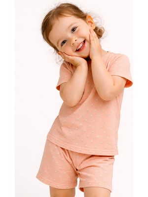 Aden Kids Kız Çokcuk Yazlık Alt Üst Kısa Kollu Pijama Takımı