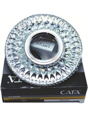 Mikasso Günışığı LED Çerçeveli Hanımeli Kristal Cam Spot CT-6583