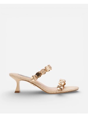 Steve Madden Annika Nat Raffia Kadın Bej Topuklu Terlik Annika Nat Raffia