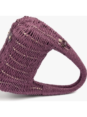 Parfois Kadın Hasır Efektli Sert El Çantası