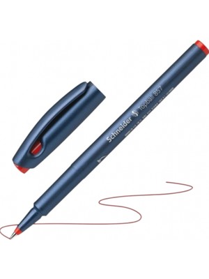 Schneider Schneıder Topball 857 Konik Uçlu Roller Kalem 0,6 mm Kırmızı