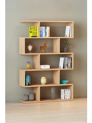 Favora Yahel Büyük Kitaplık - Safir Meşe