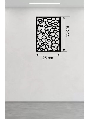Sylar Mey Ithalat® Modern Bağlantı Temalı Ahşap Duvar Tablosu - 25X35 cm Lazer Kesim Soyut Pano