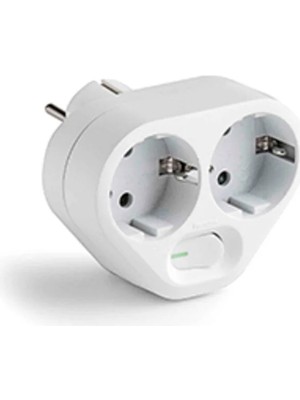 Mikasso Adaptör 2â€ Li Anahtarlı 16A 250V Nuevos Adaptadores