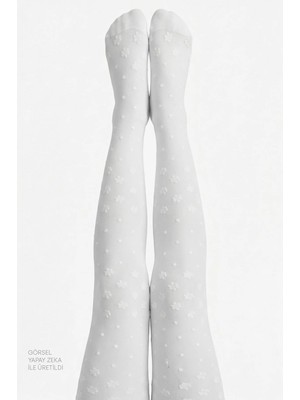 Penti Pretty Dotted Daisy Külotlu Çorap