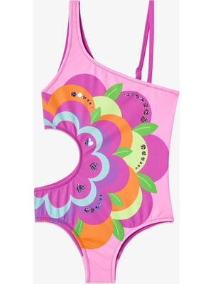 Penti Pembe Kız Çocuk Flower Mayokini