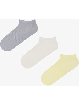 Penti 3 Çift Burun Dikişsiz Spor Microfiber Patik Çorap