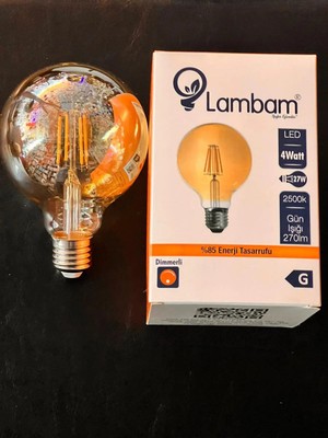 Mikasso 4 Watt 270 Lümen 2500 Kelvin Günışığı Dimmerli LED Rustik Ampul