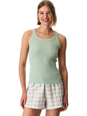 Penti Açık Yeşil Isla Pamuklu Şortlu Pijama Takımı