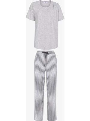 Penti Açık Gri Mama Cozy Day Pantolon Pijama Takımı