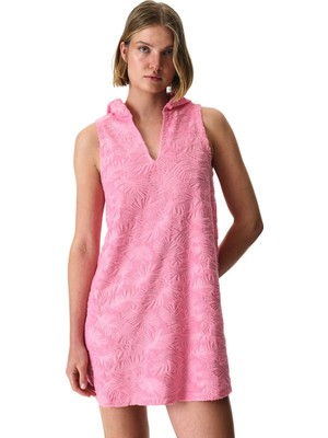 Penti Açık Pembe Towel Kaftan