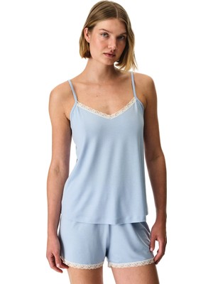 Penti Mavi Sky Şortlu Pijama Takımı