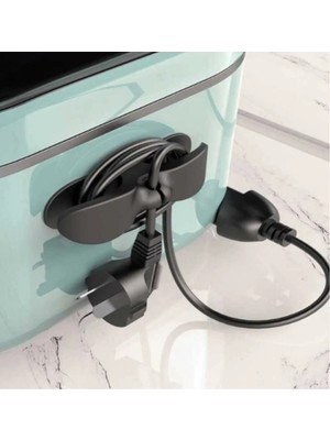 Mikasso 2 Adet Elektrikli Ev Aleti Mikrodalga Airfryer Kahve Makinesi Kablo Sarma Düzenleme Toplama Aparatı